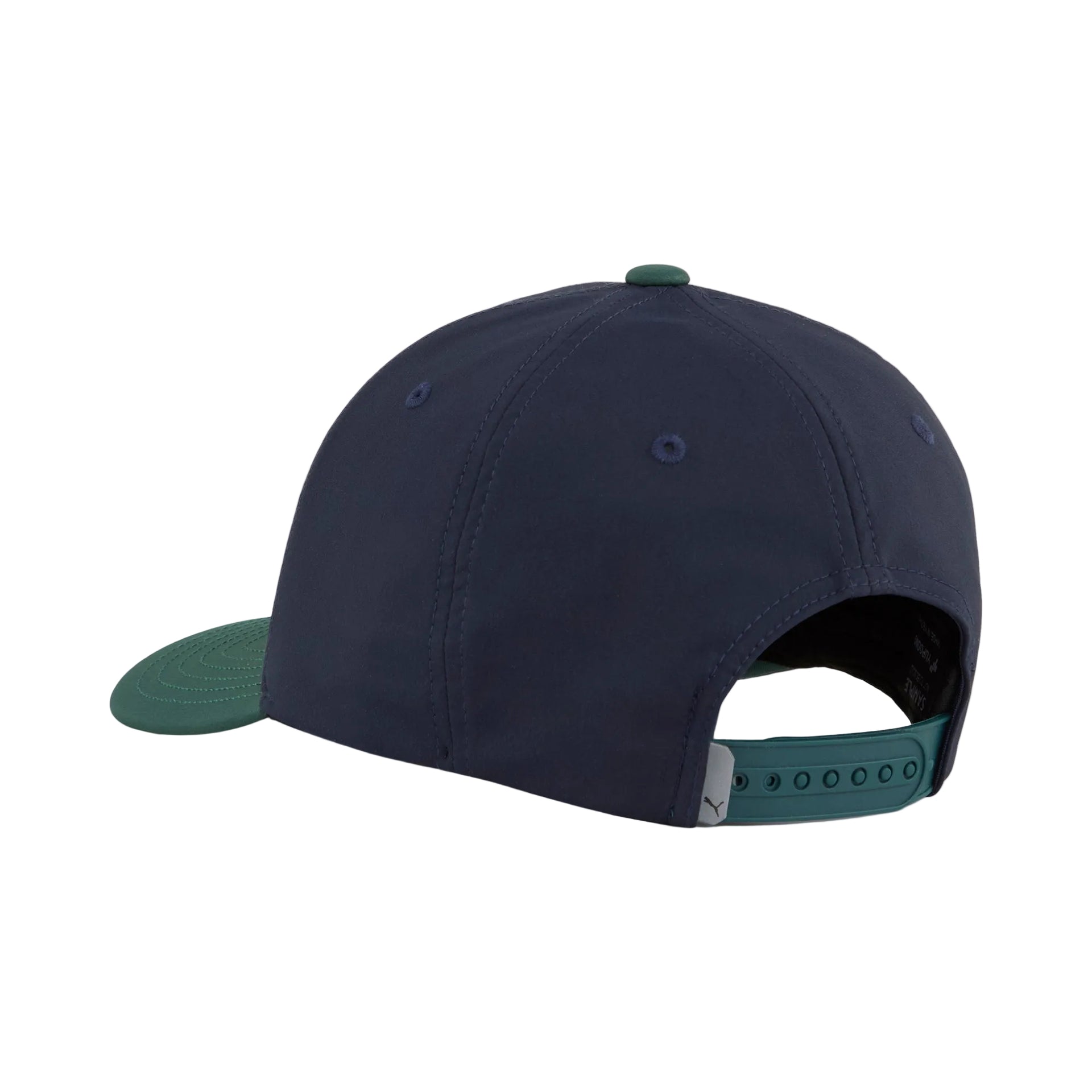 Puma Mens Golf Cap | Crafted P | Deep Navy/Green Terrain