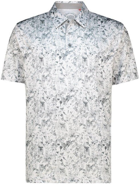 Men's Photo Flora Dry Tech Performance Golfer Polo Shirt