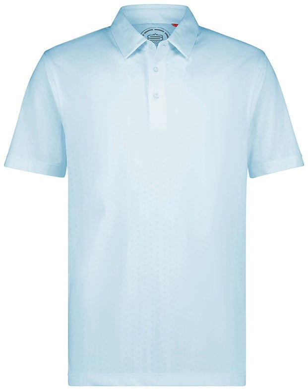Men's Aztec Melange Dry Tech Performance Golfer Polo Shirt