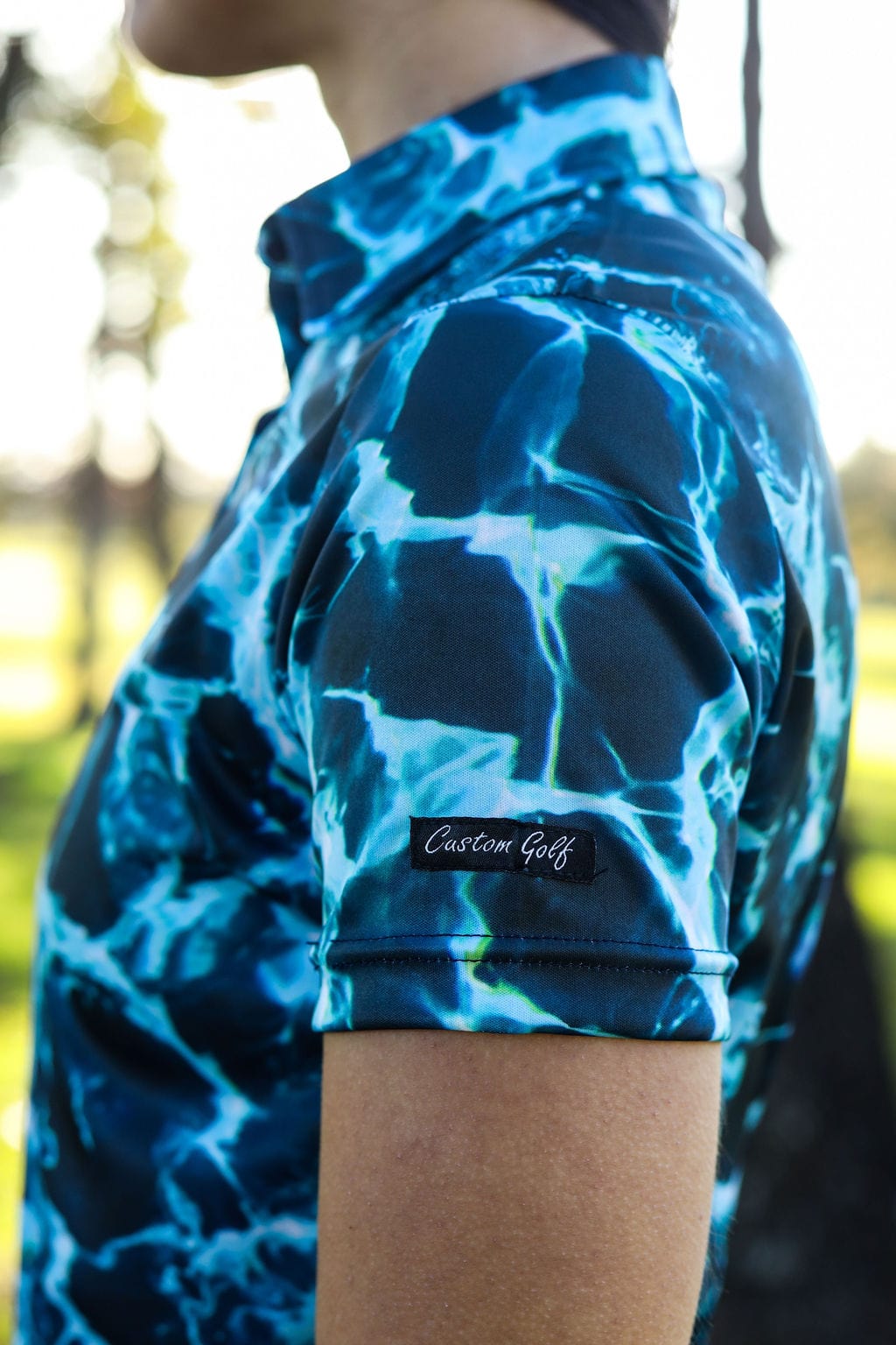 Custom Apparel Women's Funky Golf Shirt | Water Hazard