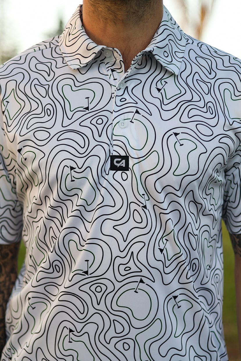 Custom Apparel Men's Funky Golf Shirt | Pinseeker