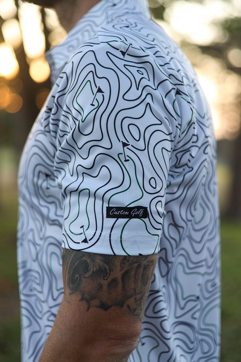 Custom Apparel Men's Funky Golf Shirt | Pinseeker