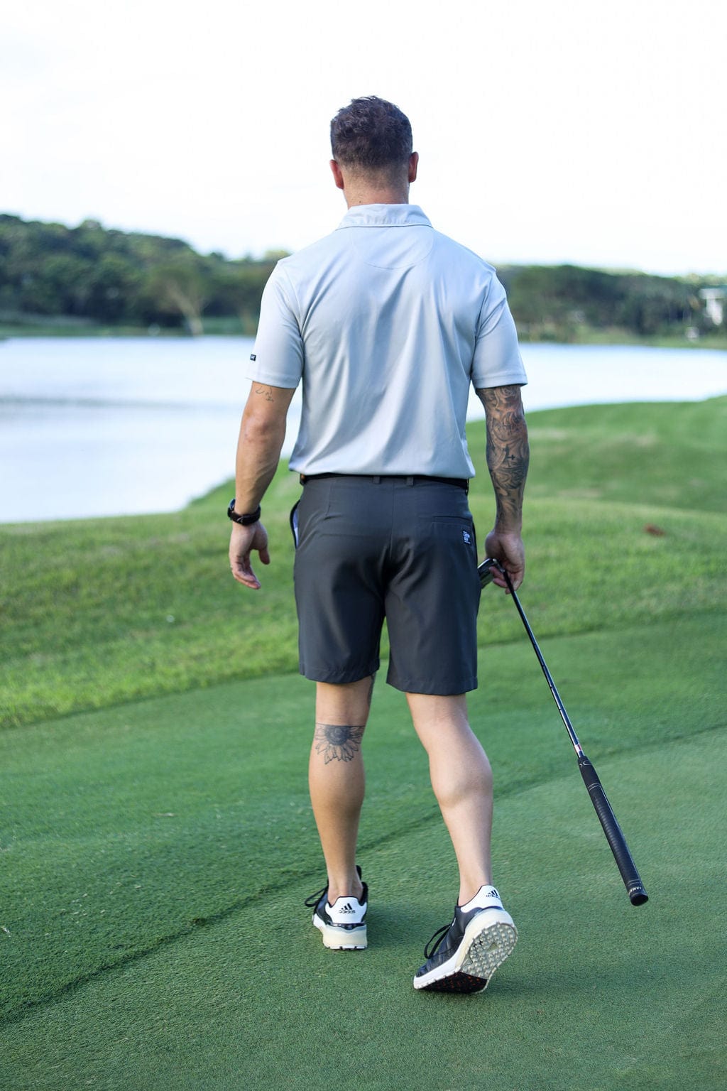 Custom Apparel Men's Golf Shorts | Pure Motion | Shadow Grey
