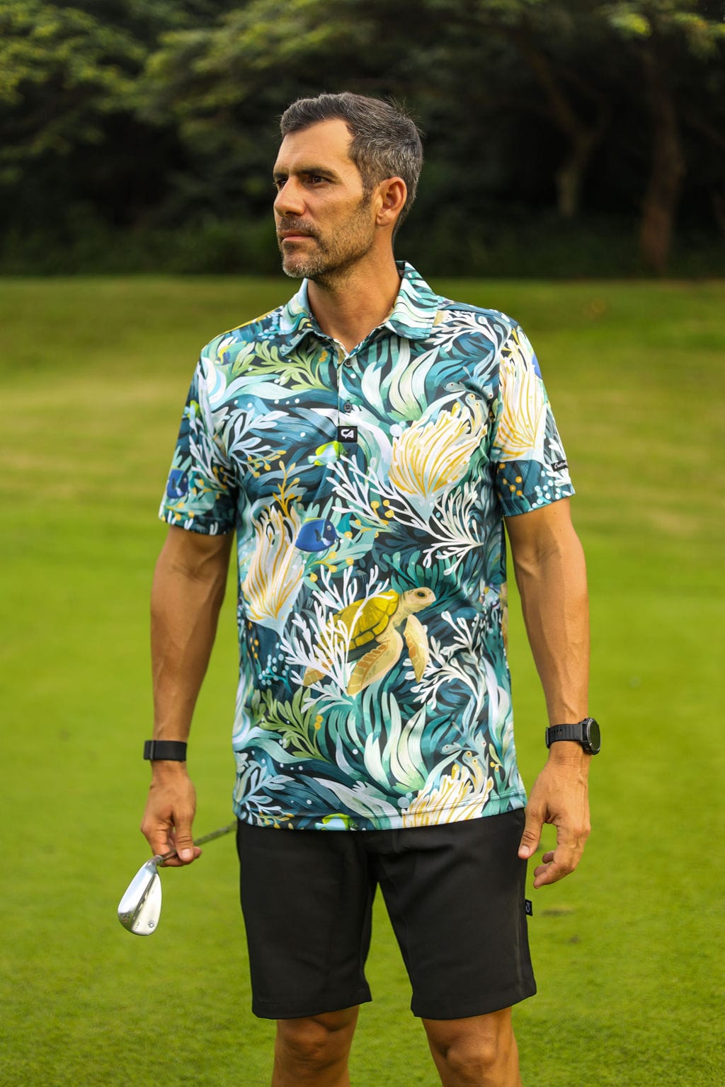 Custom Apparel Men's Funky Golf Shirt | The Reef