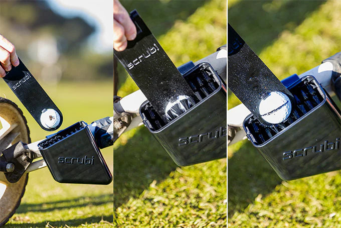 3-in-1 Scrubi Golf Ball Cleaner