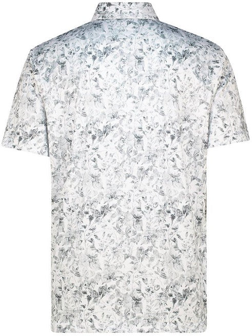 Men's Photo Flora Dry Tech Performance Golfer Polo Shirt