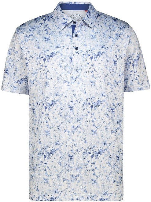 Men's Photo Flora Dry Tech Performance Golfer Polo Shirt