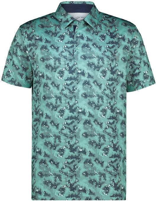 Men's Urban Camo Dry Tech Performance Golfer Polo Shirt