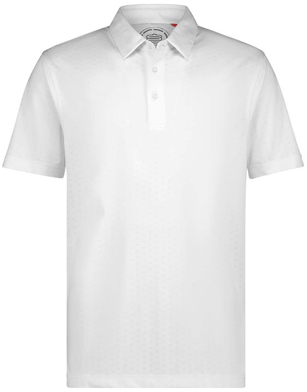 Men's Aztec Melange Dry Tech Performance Golfer Polo Shirt