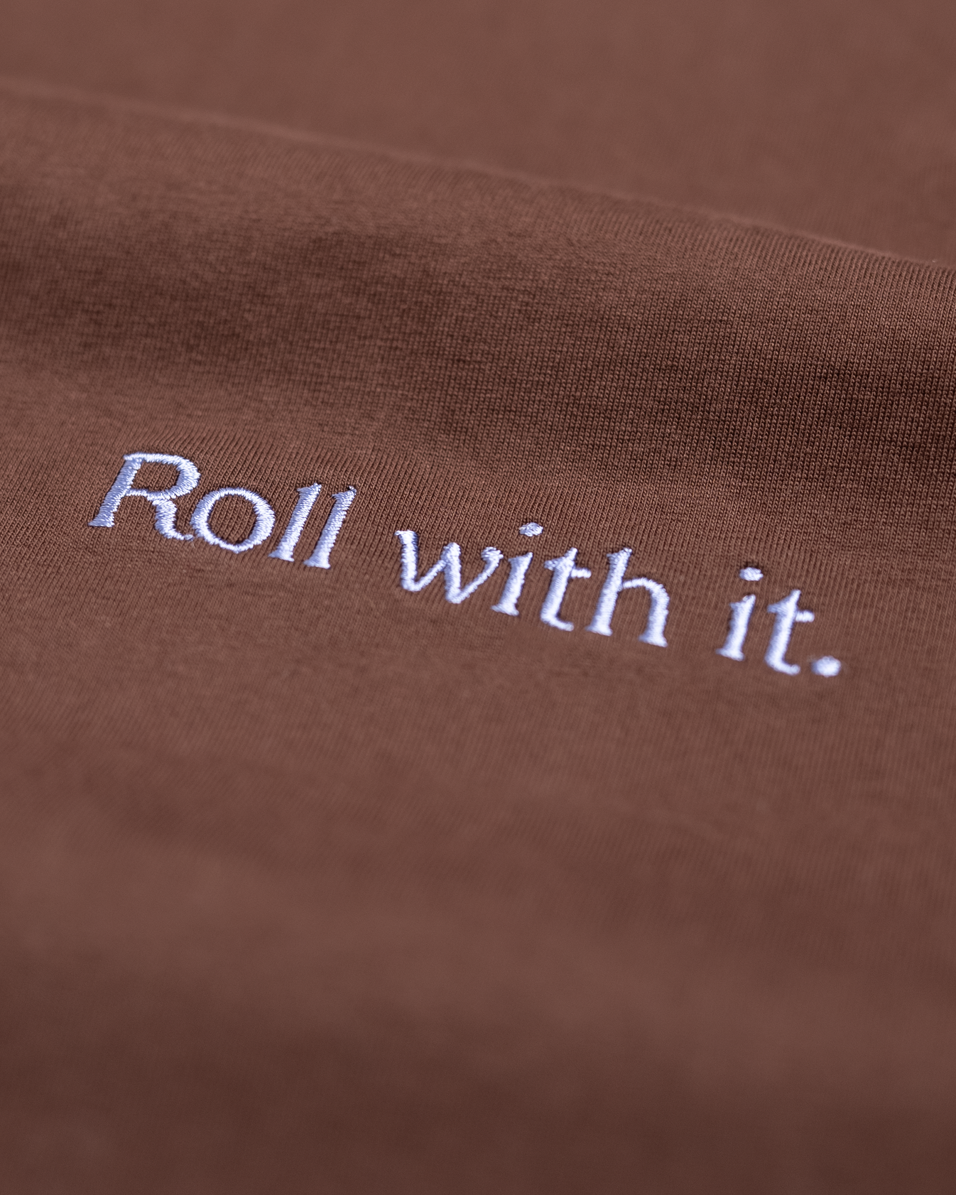 Slater Golf Men`s T-Shirt | Lifestyle | Roll With It | Dark Brown