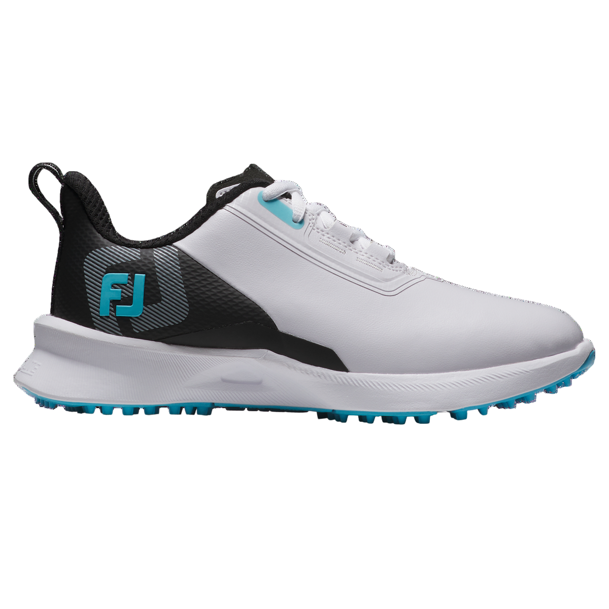 Footjoy Junior Golf Shoes | Fuel | White/Black/Blue