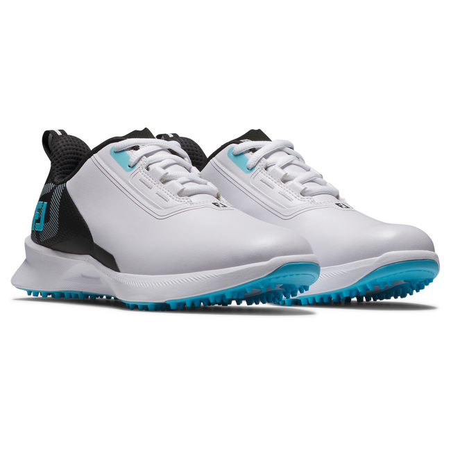 Footjoy Junior Golf Shoes | Fuel | White/Black/Blue