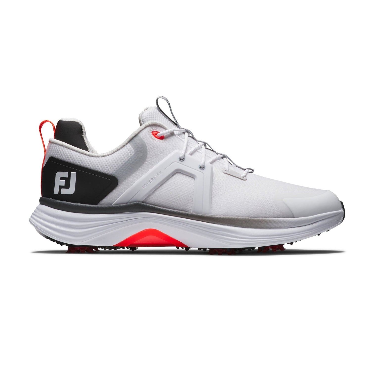 Footjoy Men's Golf Shoes | HyperFlex | White/Black/Red