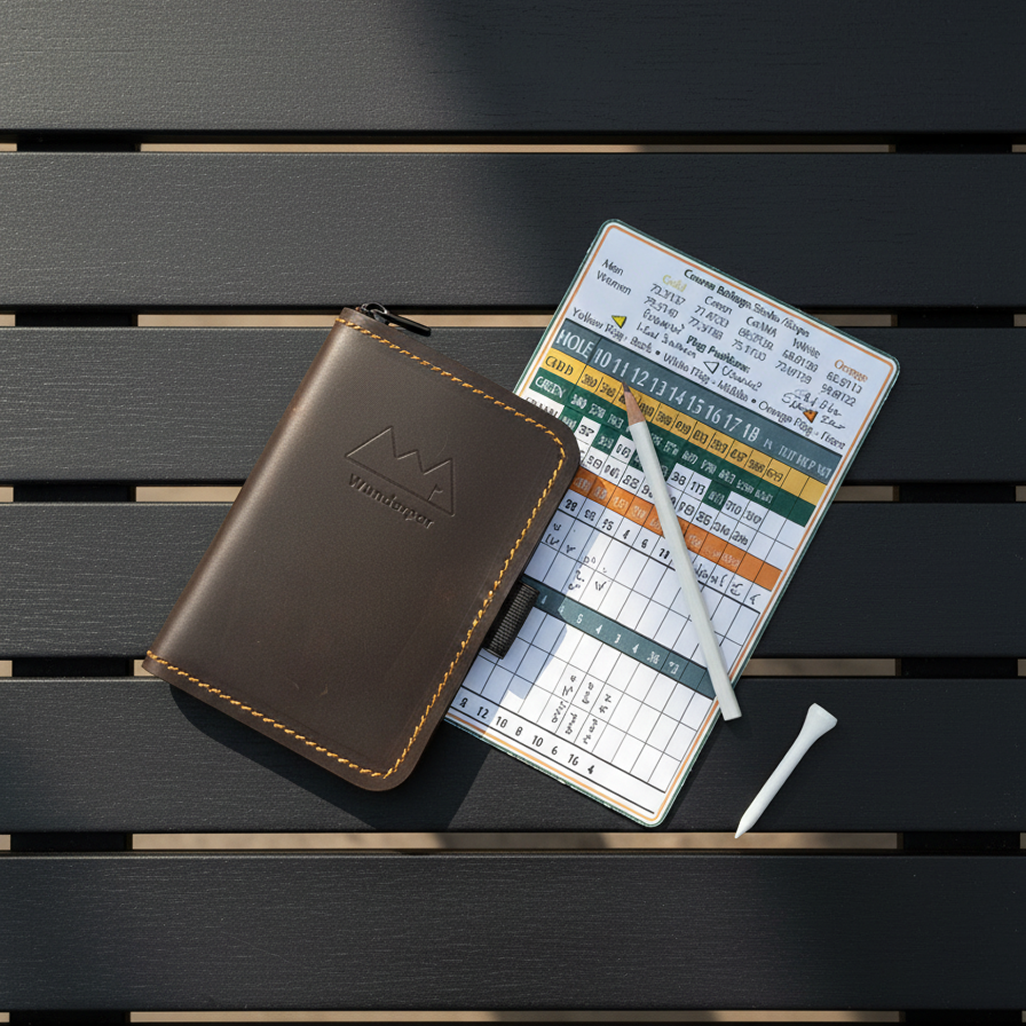 Wunderpar Leather Scorecard Holder