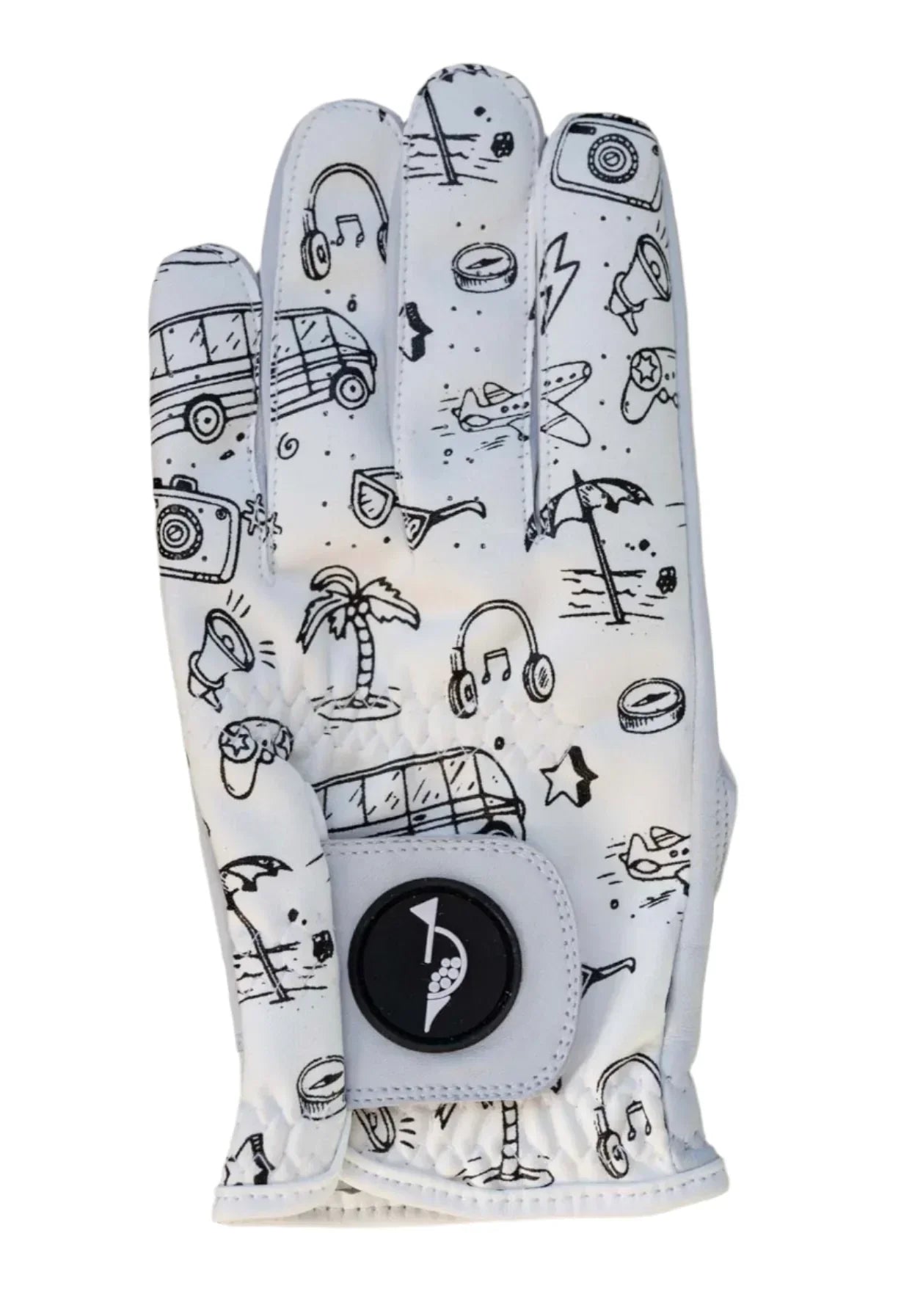 Men's Hooked Golf Glove | Cabretta Leather | Funky