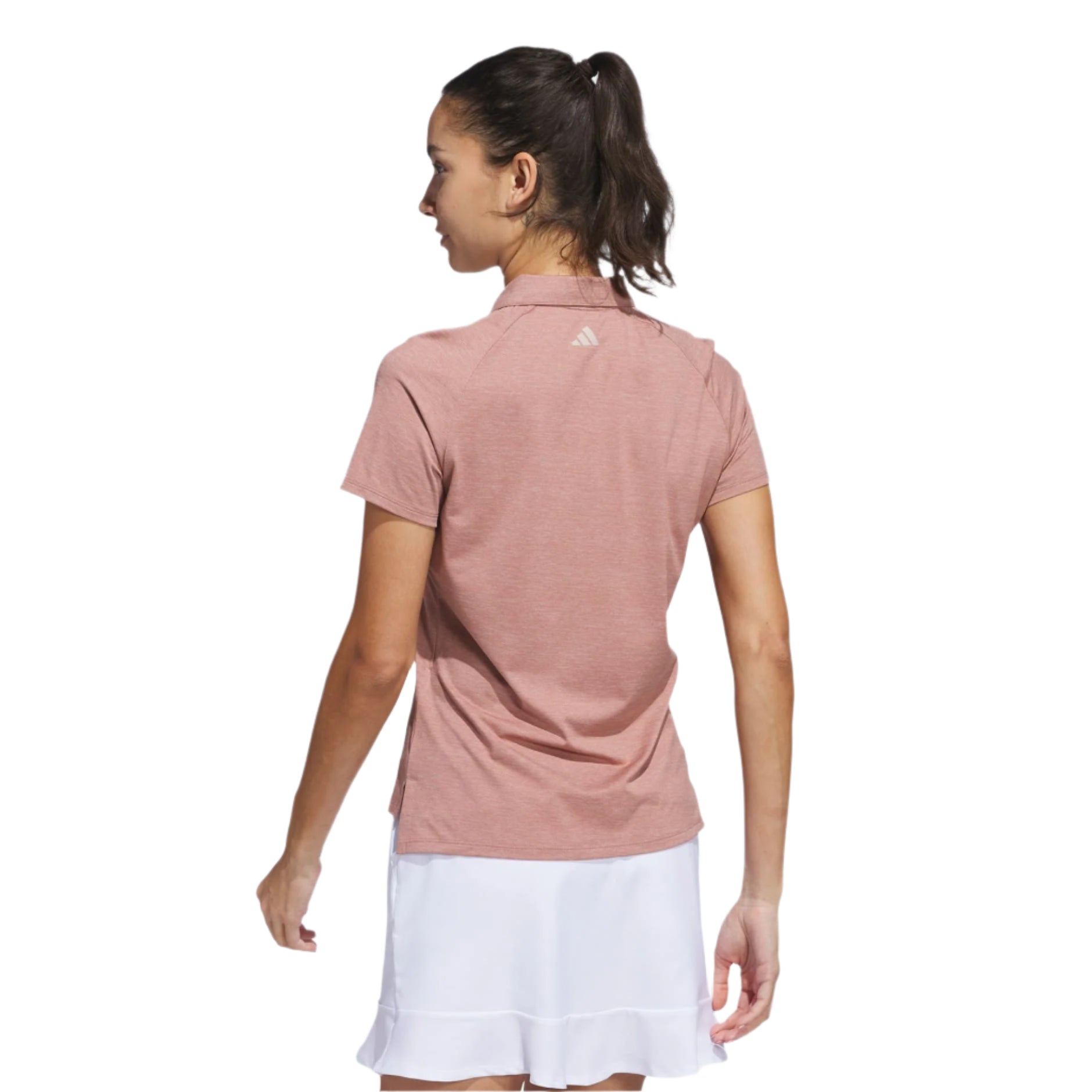 Adidas Women's Golf Shirt | Polo Performance | Half Zip | Peach