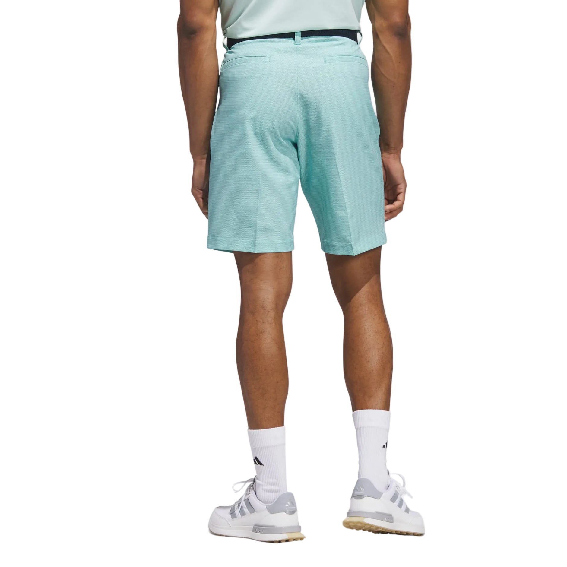 Adidas Men's Golf Shorts | Ultimate365 Textured 9-inch | Semi Flash Aqua / Mint Ton