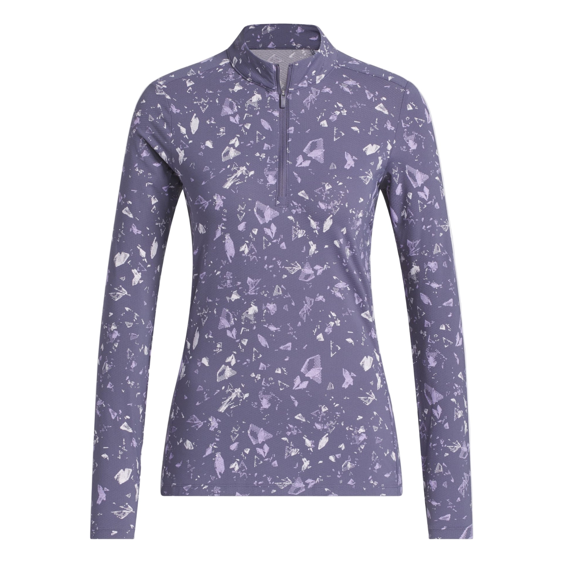 Adidas Women's Midlayer | Ultimate Printed Quarter-Zip | Purple