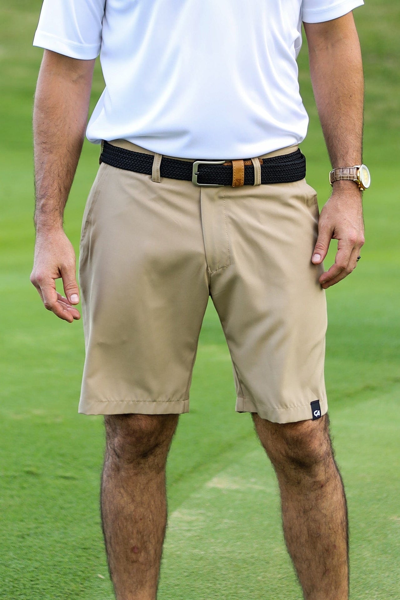 Custom Apparel Men's Golf Shorts | Pure motion | Sandstone