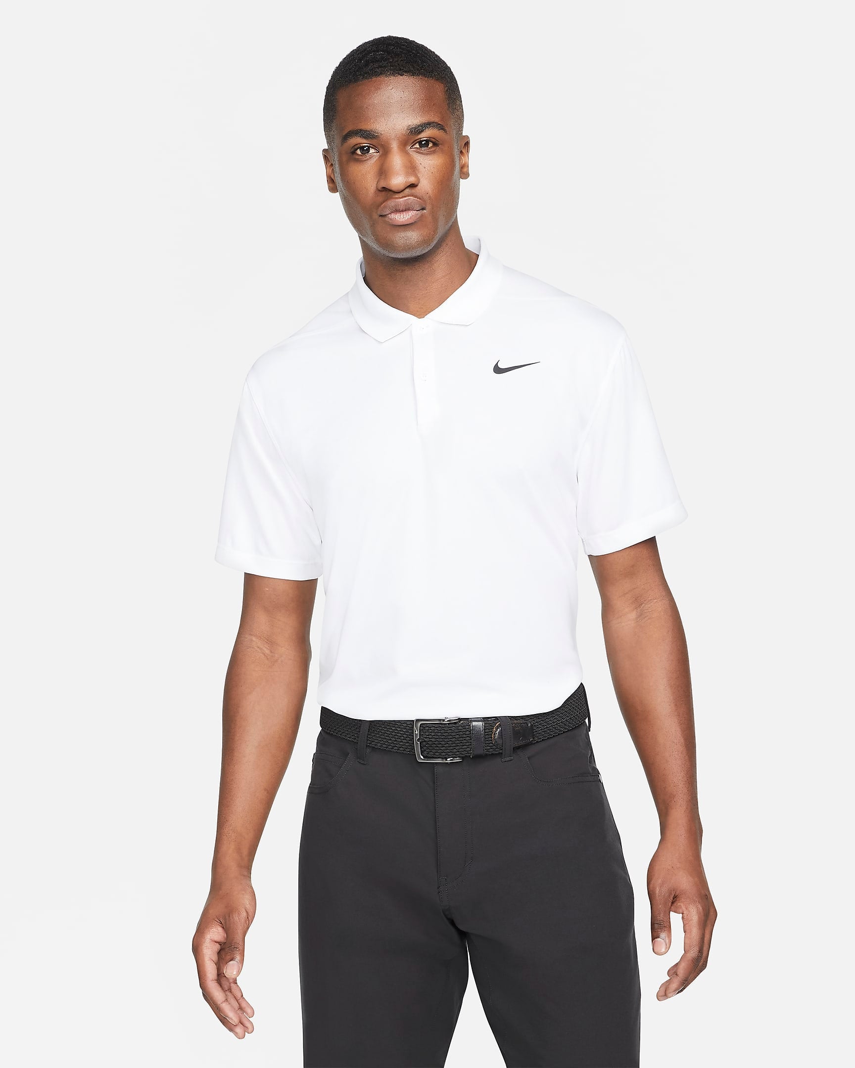 Nike Men's Golf Shirt | Dri-fit Victory | White