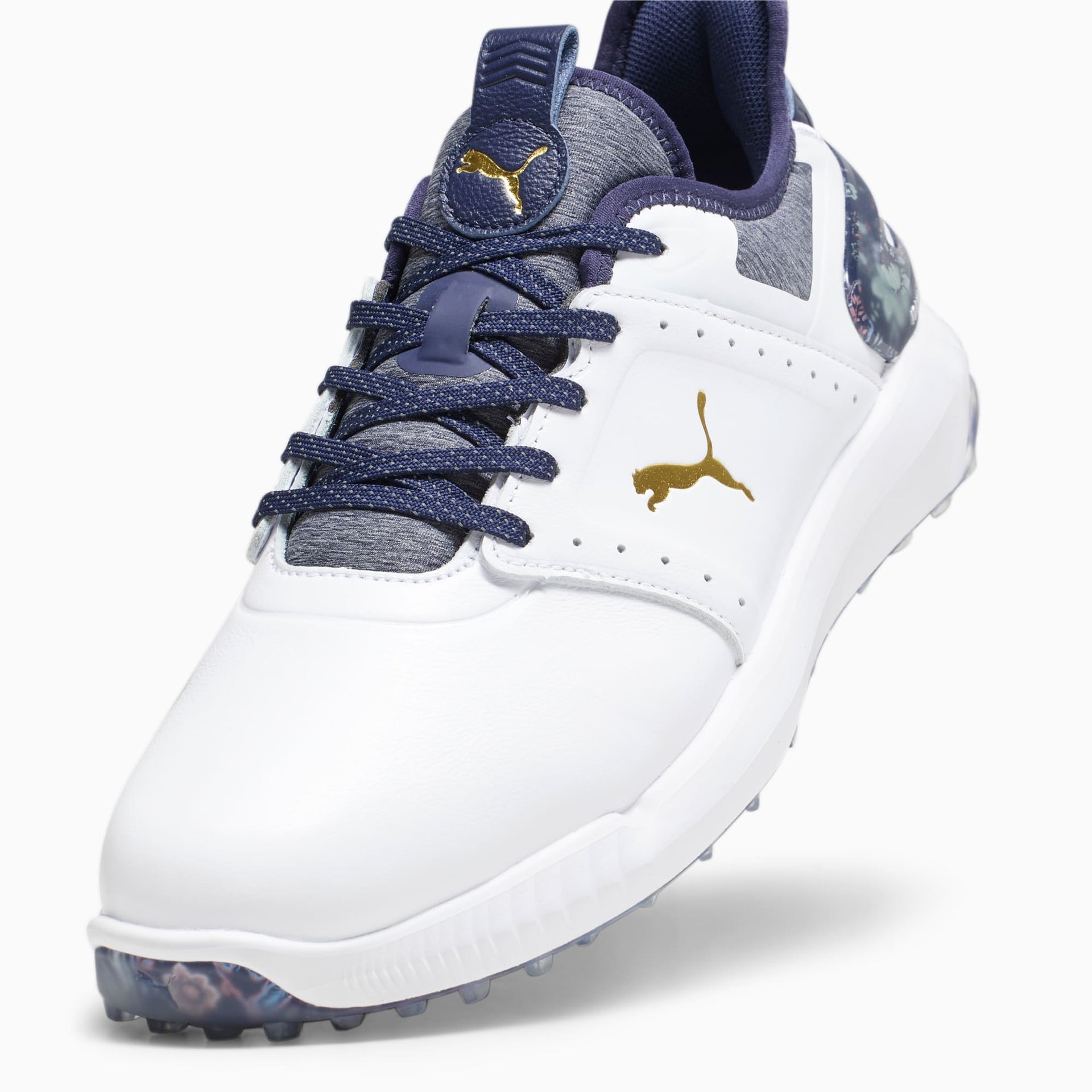 Puma Men's Golf Shoes | Liberty Ignite Elevate | White Navy