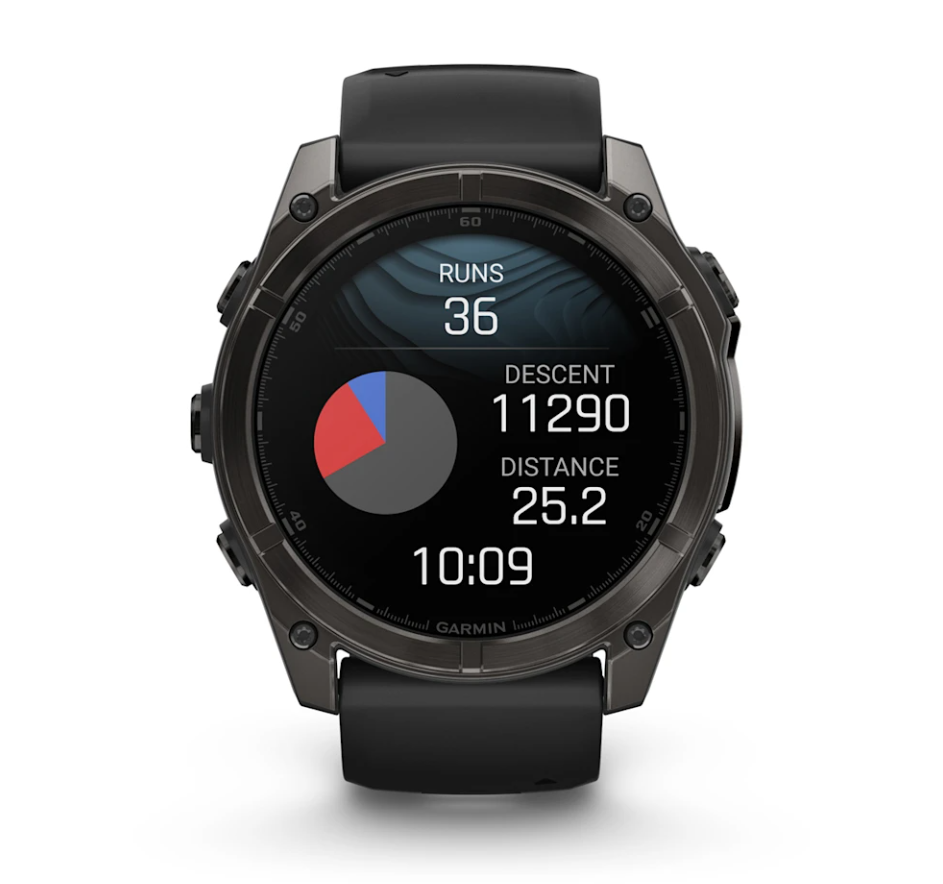 Garmin Fenix 8 Watch | 51mm | Amoled Sapphire Carbon Grey/Black Band