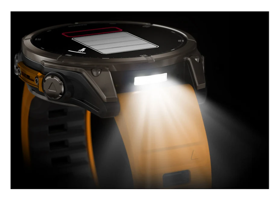 Garmin Fenix 8 Watch | 47mm | Amoled Sapphire Spark Orange/Graphite Band