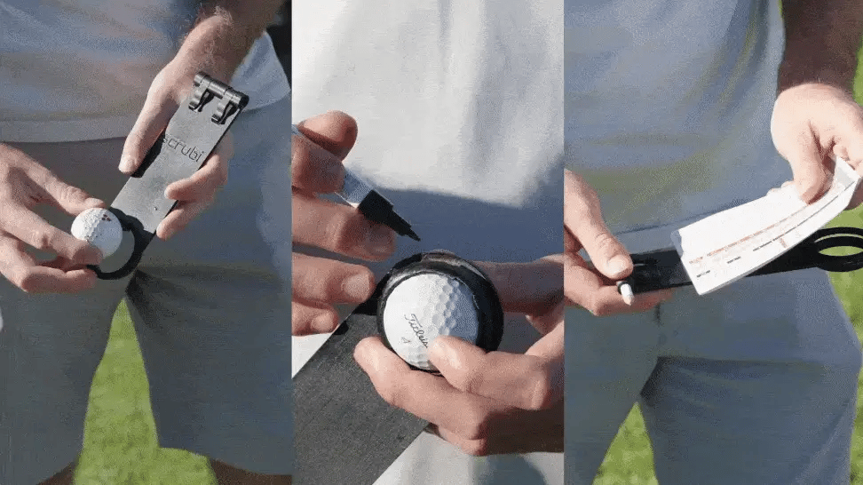 3-in-1 Scrubi Golf Ball Cleaner