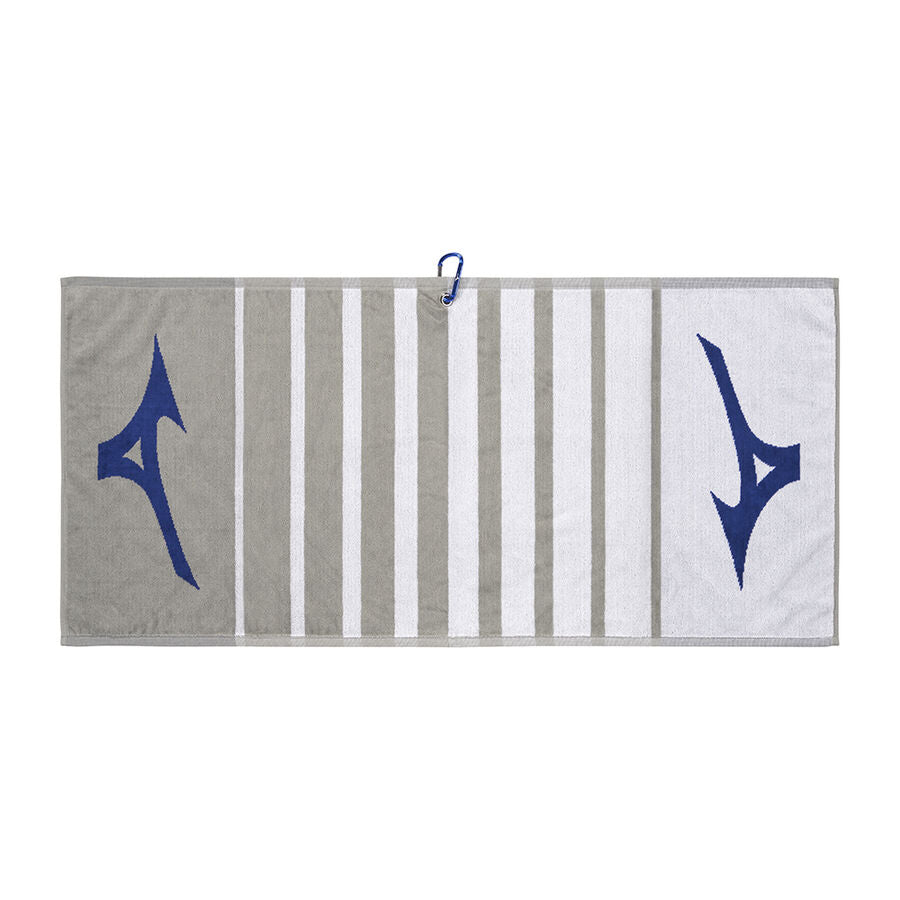 Mizuno Golf Towel | Tour | Grey/Blue