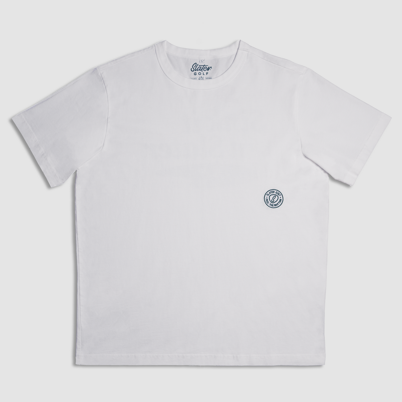 Slater Golf Men`s T-Shirt | Lifestyle | Sink It In | White