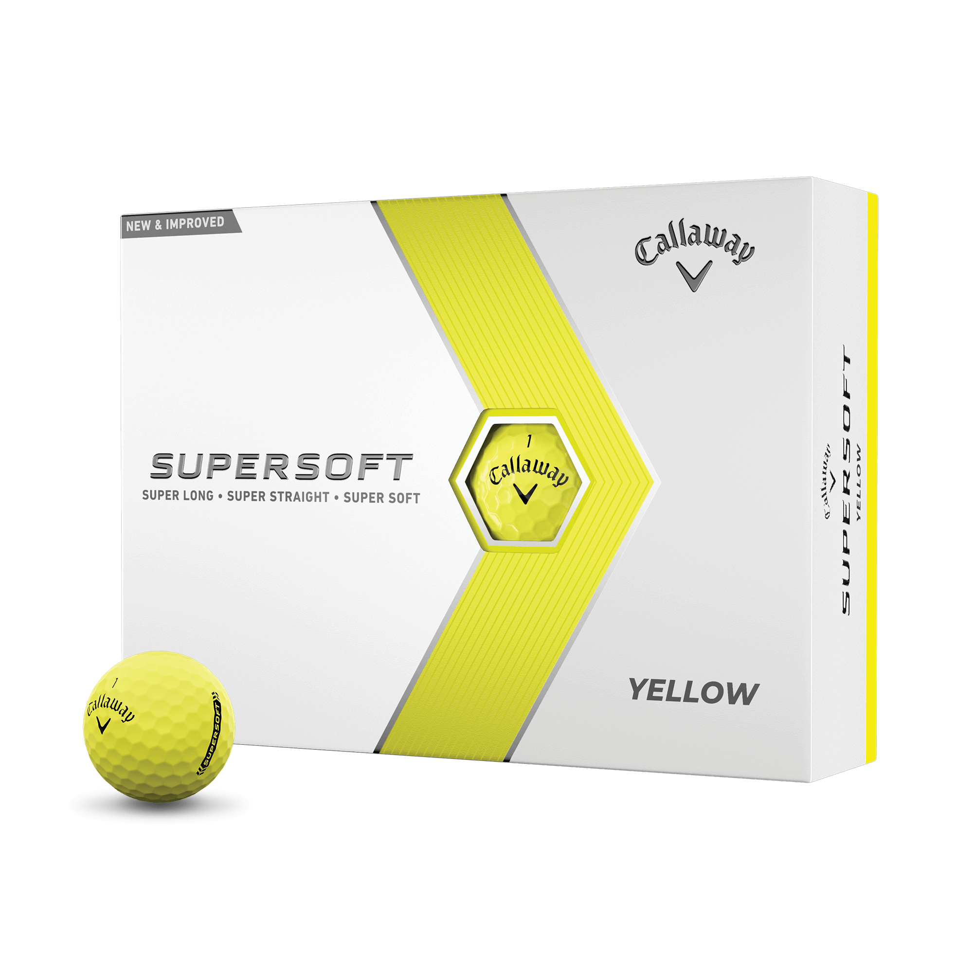 Callaway Supersoft Golf Balls – Yellow