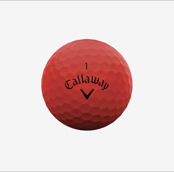 Callaway Supersoft Matte Red Golf Balls