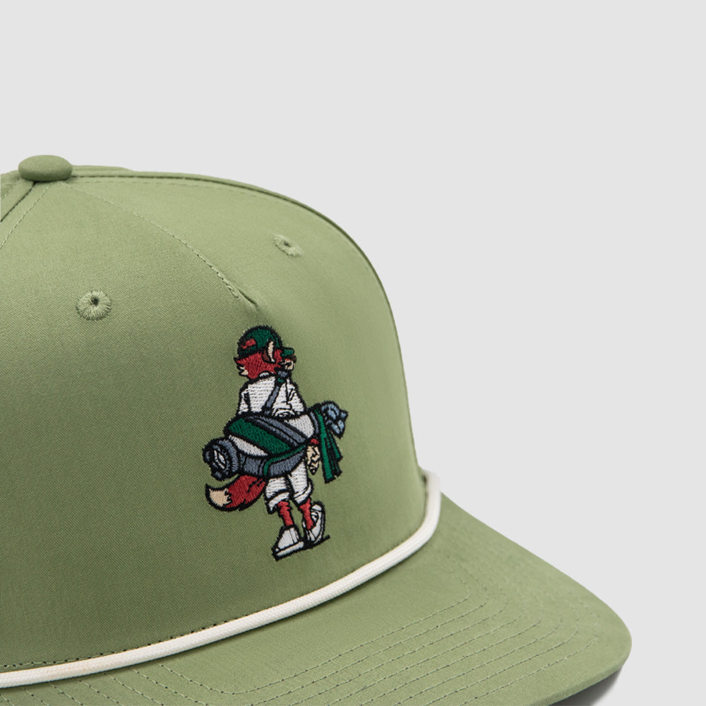 Slater Golf | Looper Fox Rope Cap | Green Cream