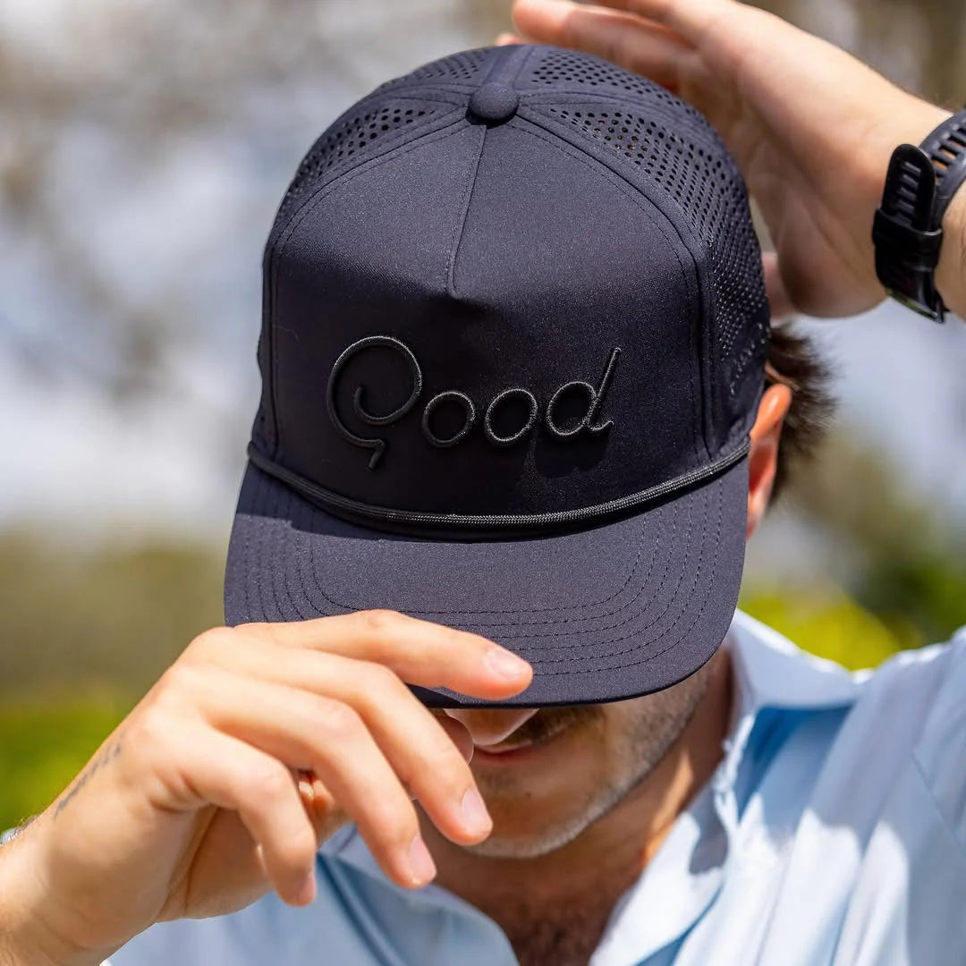 Good Good Rope Cap - Black on Black