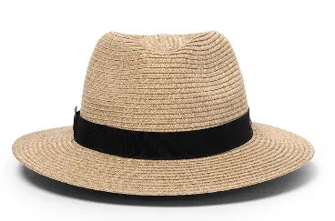 360Five Womens Fedora Hat | Olsen | Natural-Black