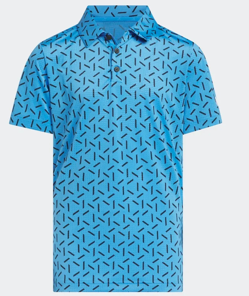Adidas Boys Golf Shirt | CLIMACOOL ULTIMATE 365 PRINTED MESH POLO