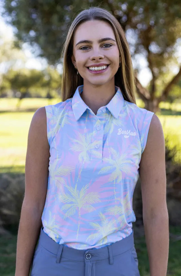 Booyaa Ladies Golf Shirt | Sleeveless | Lady Lulu