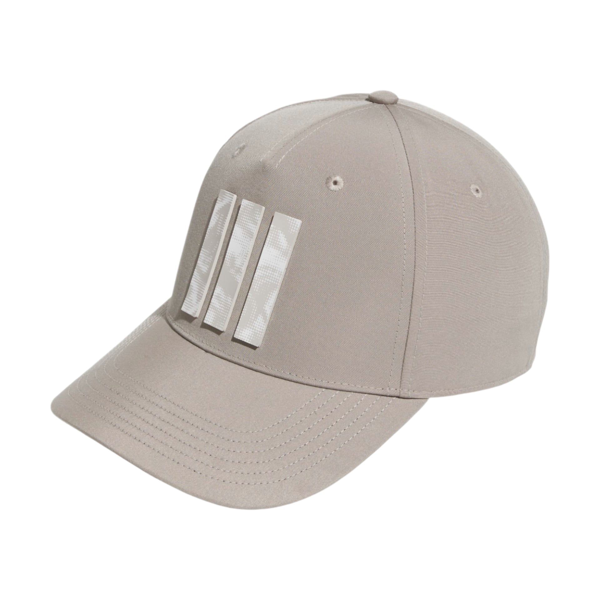 Adidas Mens Golf Cap | 3 Stripe Tour | Beige