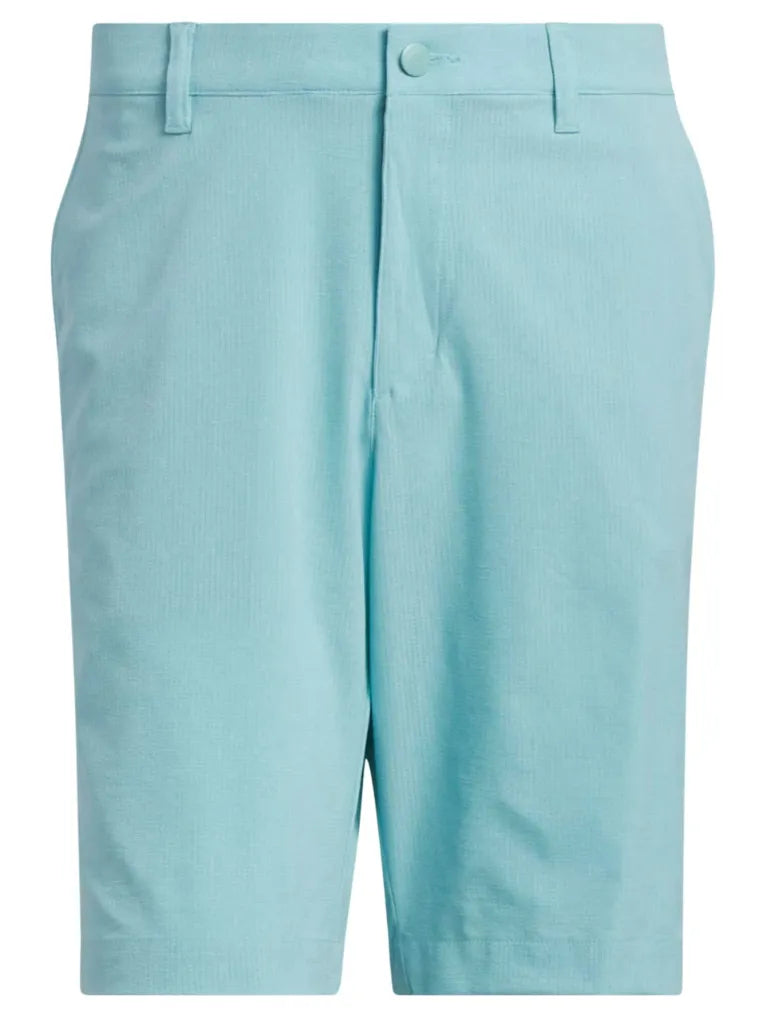 Adidas Mens Golf Shorts | Ultimate365 Textured 9-inch | Semi Flash Aqua - Mint Ton