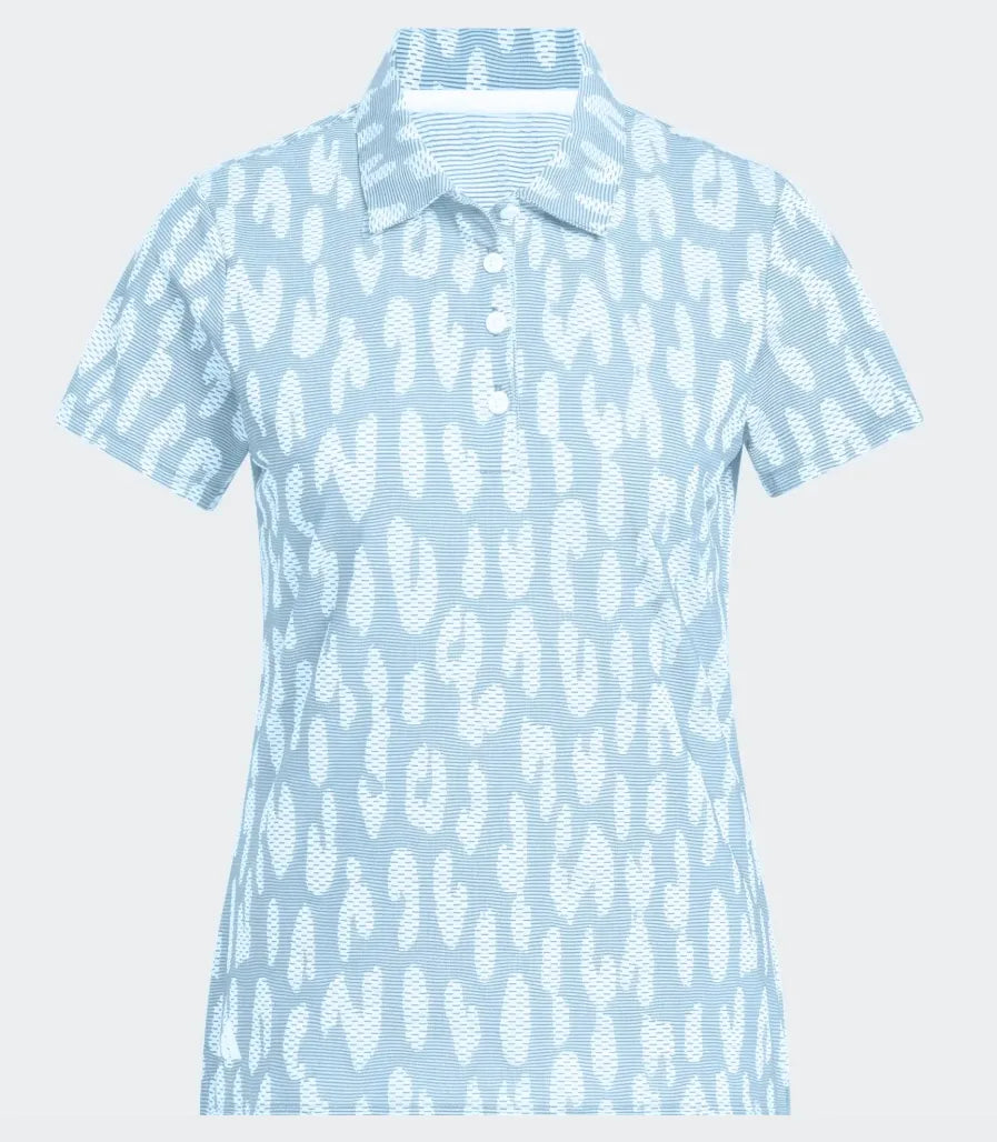 Adidas Womens Golf Shirt | ULTIMATE365 JACQUARD CLIMACOOL POLO