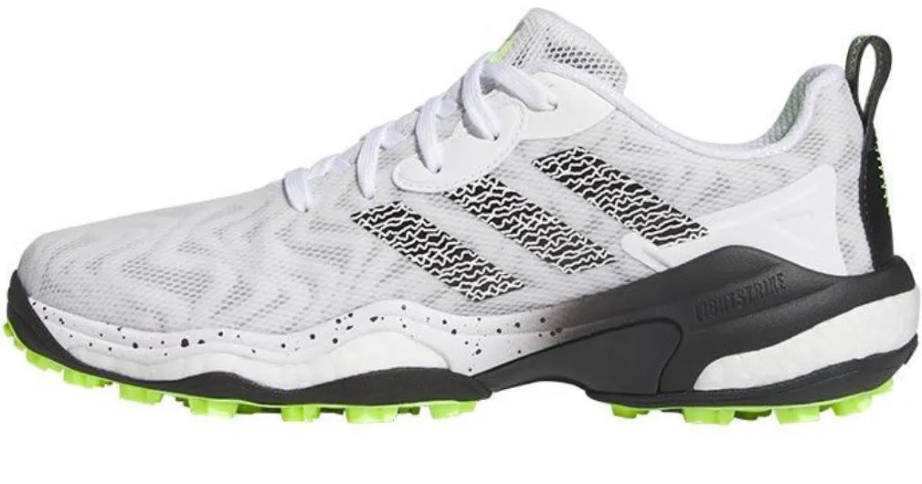 Adidas Mens Golf Shoe | Codechaos 25 Spikeless | White - Ivy - Lime