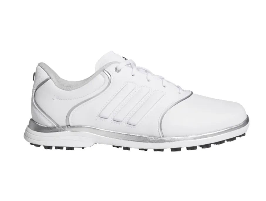 Adidas Womens Golf Shoes | ALPHAFLEX ZOYSIA | White/White/Silver