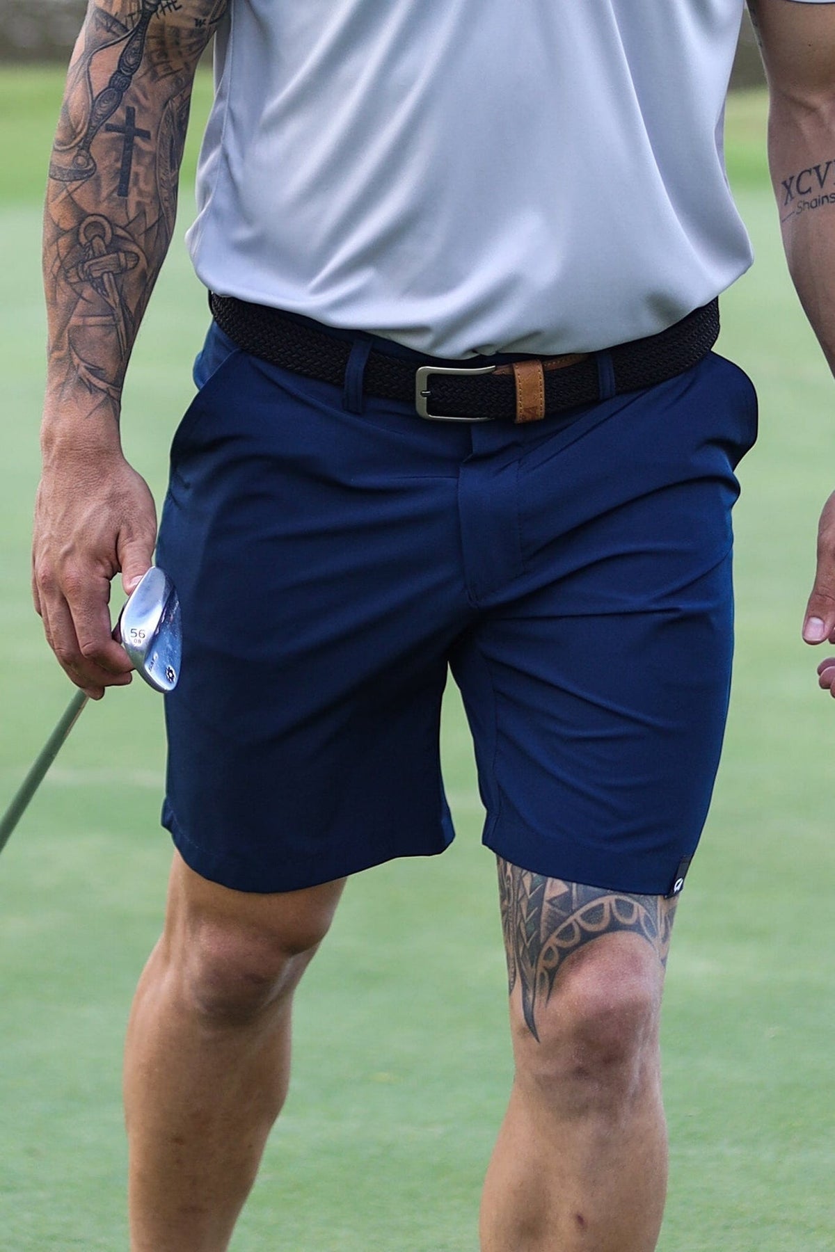 Custom Apparel Mens Golf Shorts | Pure Motion | Marine Navy