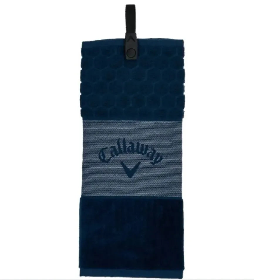 Callaway Golf Towel | Trifold | Mauve/White