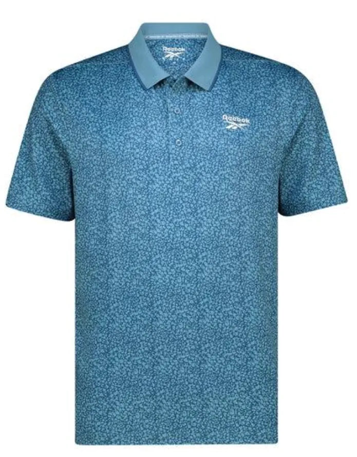 Reebok Mens Golf Shirts | Crushers | Warped Blue