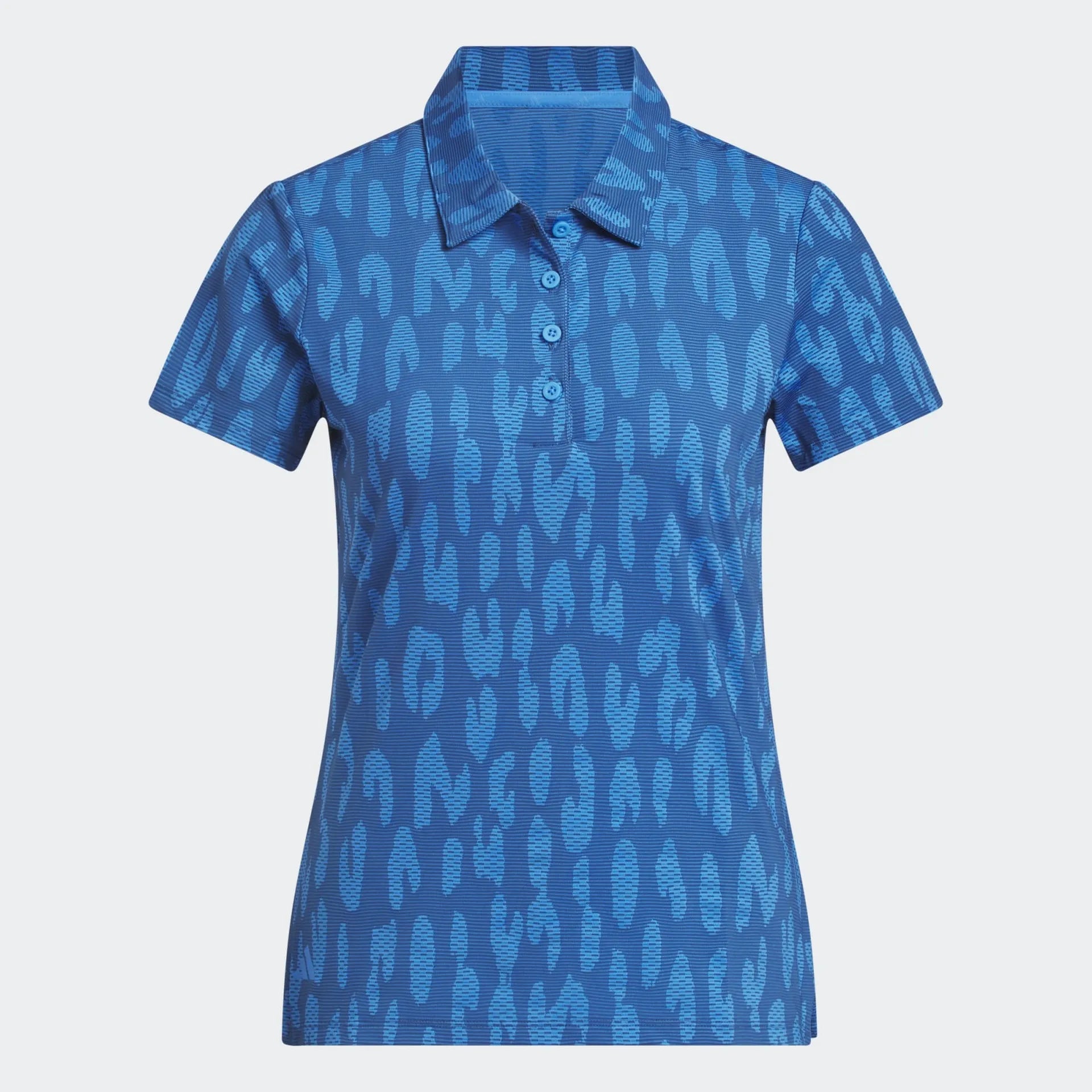 Adidas Womens Golf Shirt | Ultimate365 Jacquard Climacool Polo | Blue