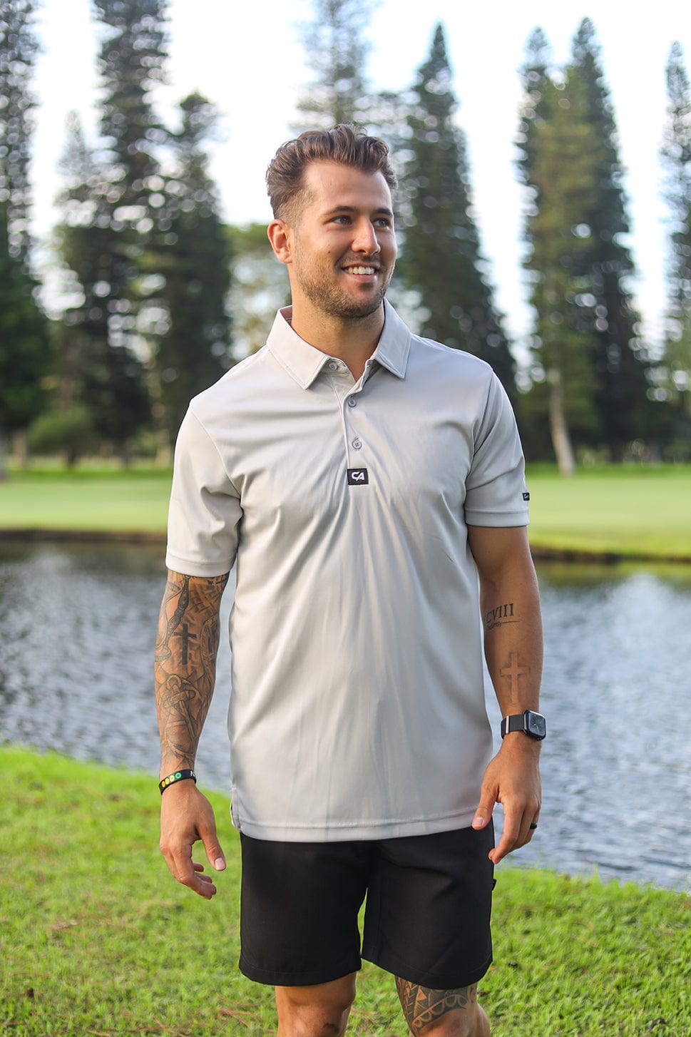 Custom Apparel Mens Golf Shirts | Iconic