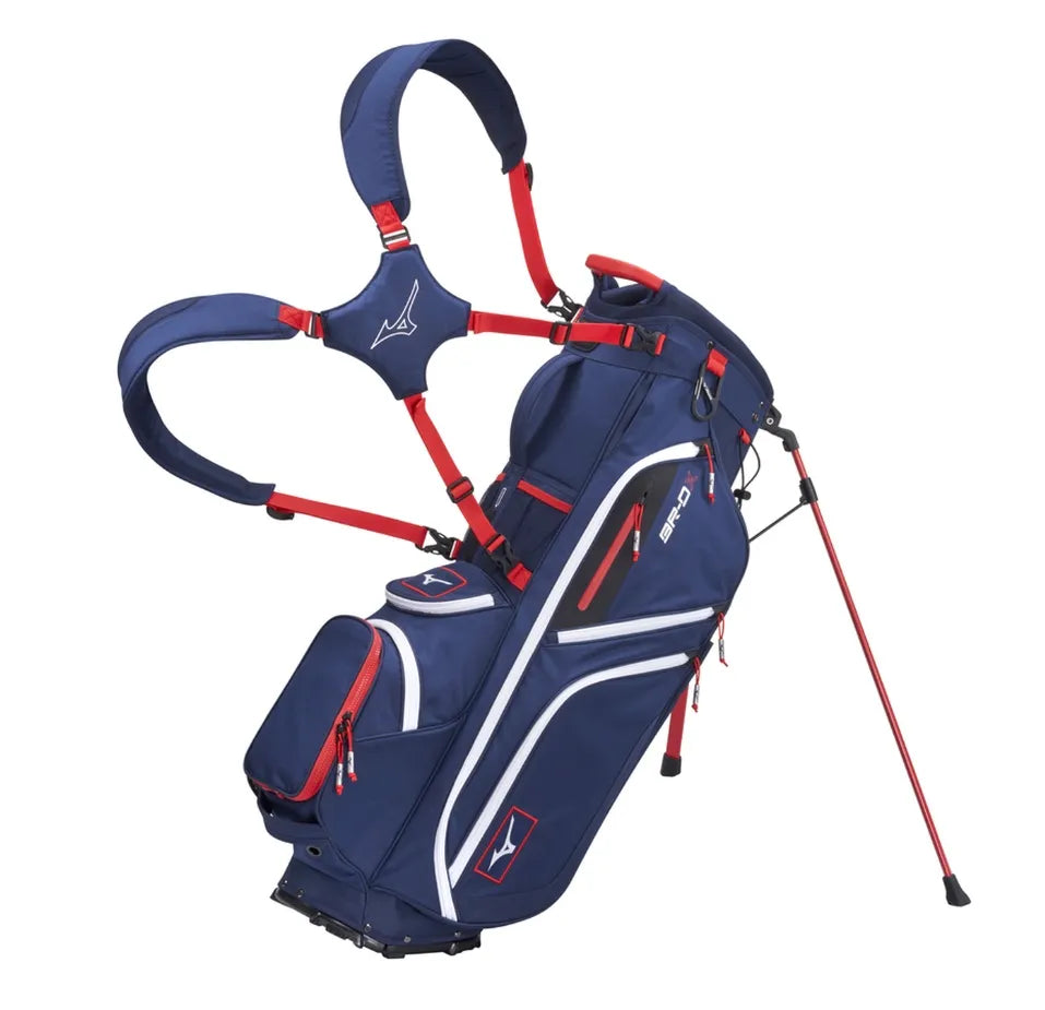 Mizuno Golf Stand Bag | BR-DX 24 | Navy-Red