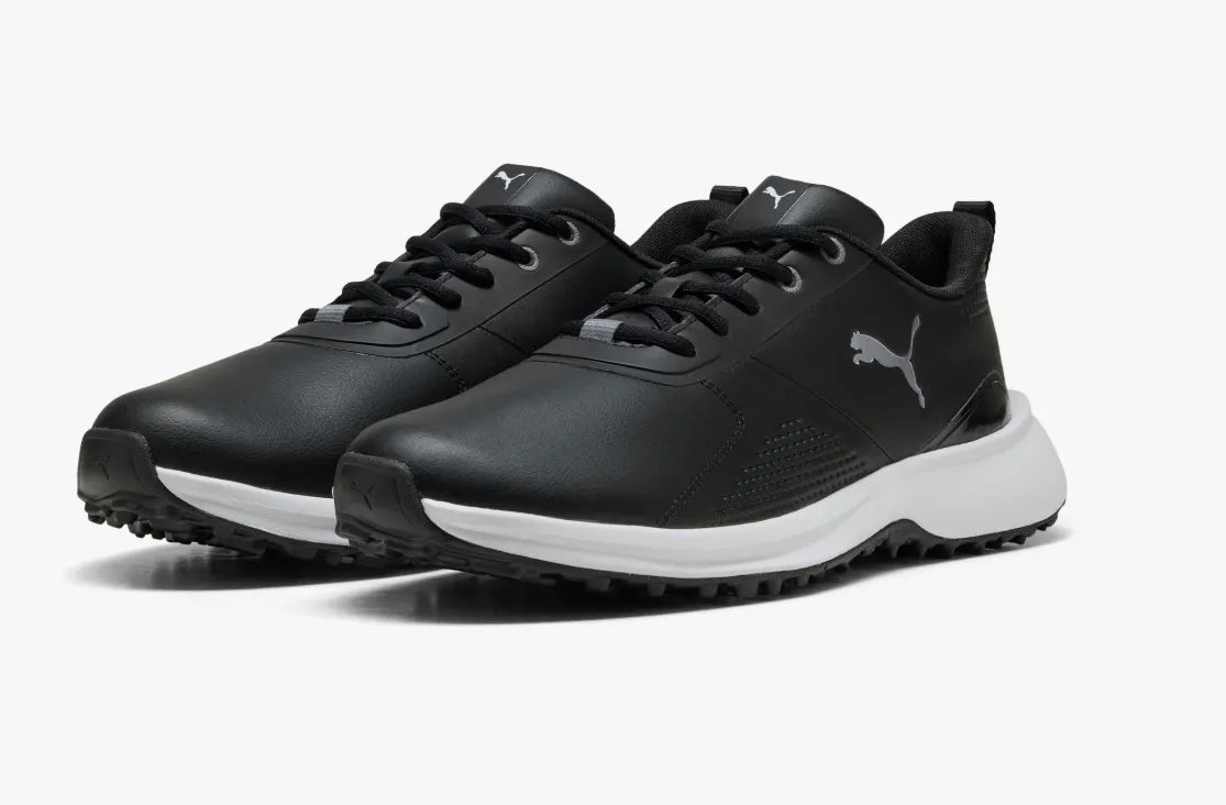 Puma Mens Golf Shoes | Fusion Grip 6 Evo | Black-White