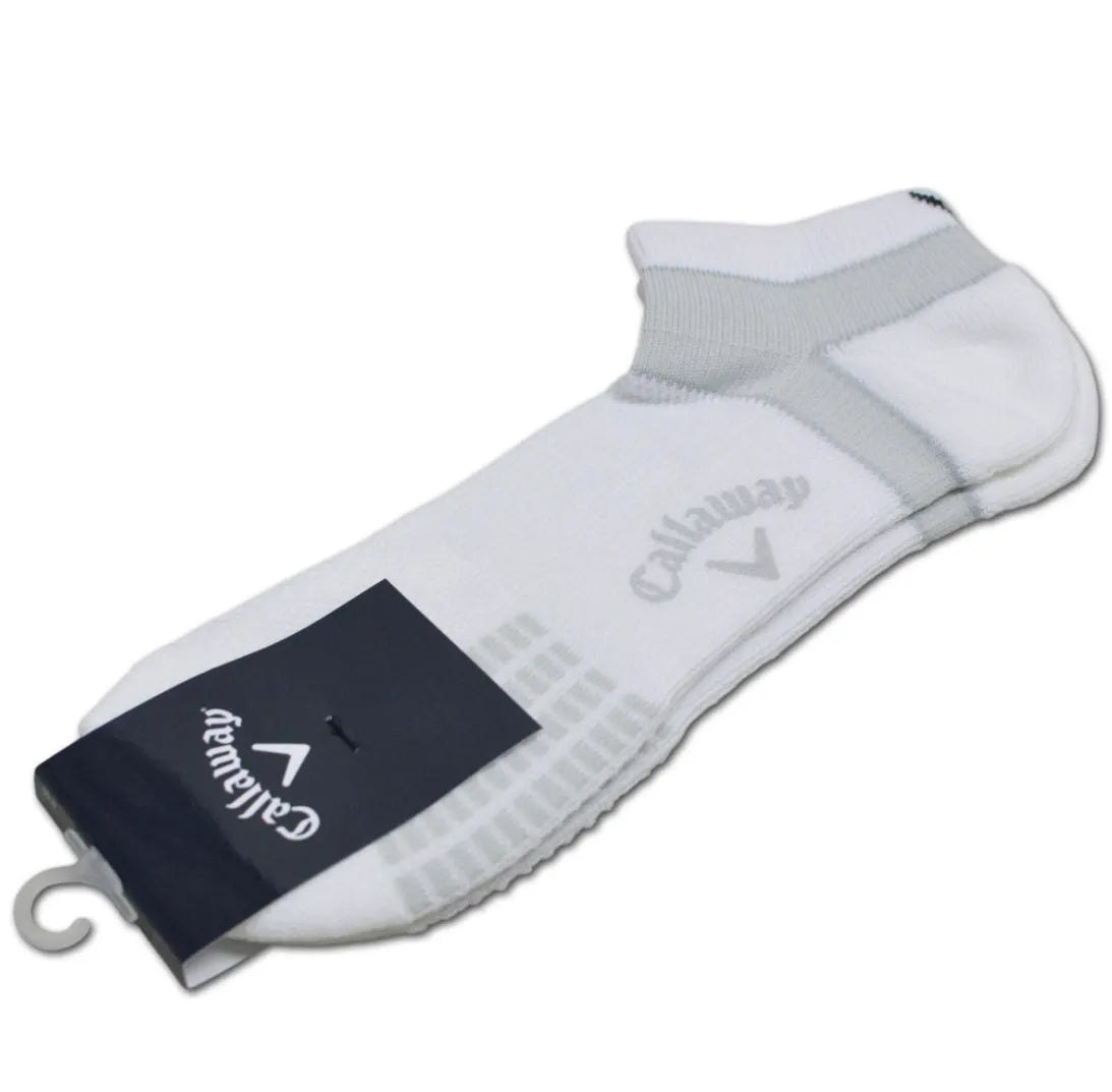 Callaway Golf Socks | Anklet | White-Grey